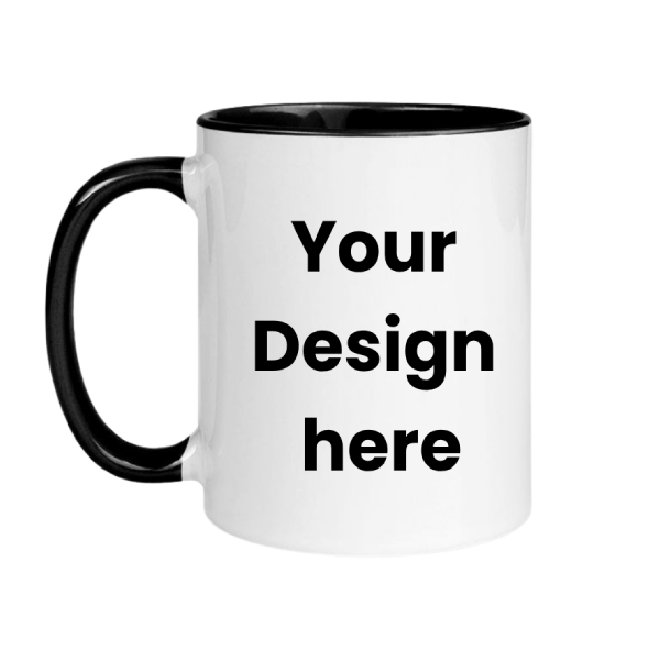White Mug With Color Inside
