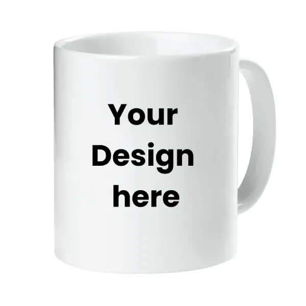 White Mug With Custom Design/Image